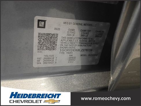 Certified 2020 Chevrolet Silverado 1500 LT w/ All-Star Edition image 12