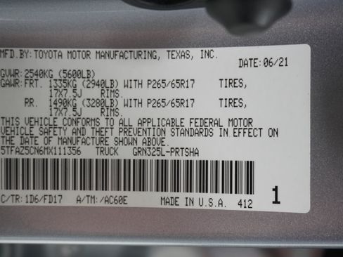 Used 2021 Toyota Tacoma TRD Sport RWD image 28