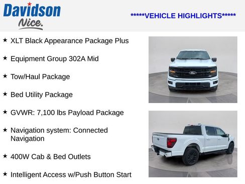 Used 2024 Ford F150 XLT w/ Equipment Group 302A MID AWD/4WD image 4