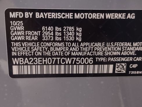 New 2026 BMW 740i w/ Premium Package image 16