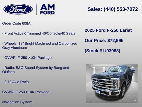 Used 2025 Ford F250 Lariat w/ Chrome Package AWD/4WD image 12