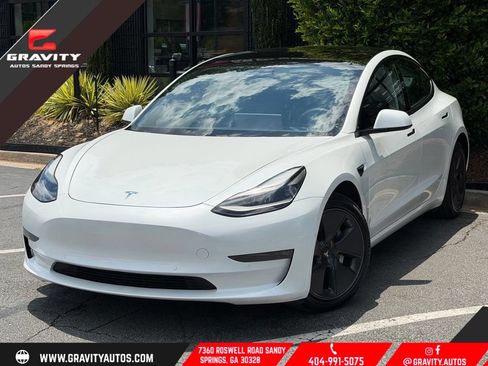 Used 2021 Tesla Model 3 Long Range AWD/4WD image 1