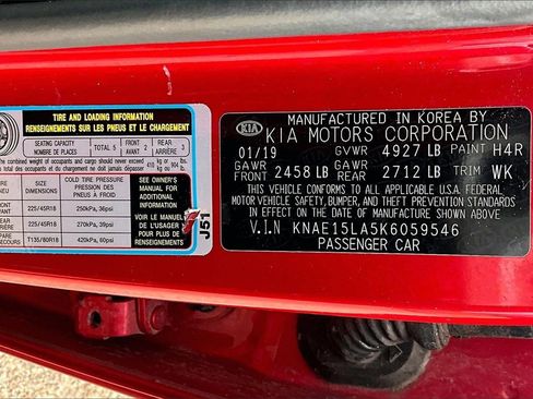 Certified 2019 Kia Stinger image 34