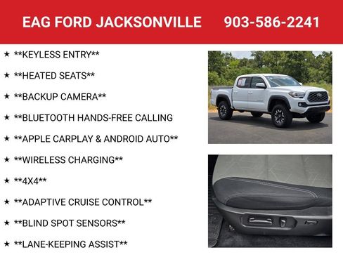 Used 2021 Toyota Tacoma TRD Off-Road w/ Technology Package AWD/4WD image 4
