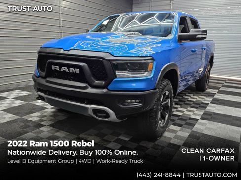Used 2022 RAM 1500 Rebel w/ Rebel Level B Equipment Group AWD/4WD image 1