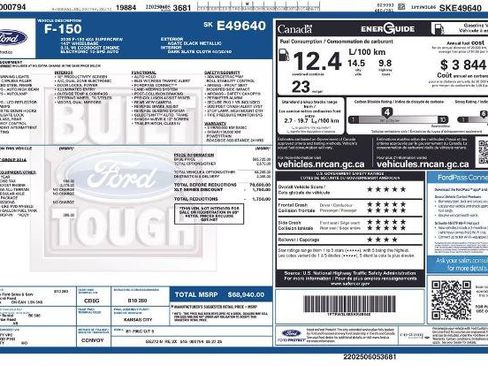 Certified 2025 Ford F150 XLT w/ Equipment Group 301A Standard AWD/4WD image 39