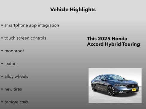 New 2025 Honda Accord Touring image 15