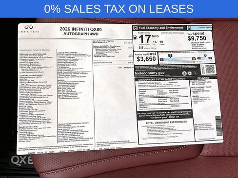 New 2026 INFINITI QX80 Autograph w/ Premium Cargo Package image 28