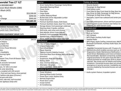 Used 2019 Chevrolet Trax LT w/ LT Convenience Package FWD image 7