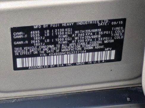 Used 2016 Subaru Outback 2.5i Limited image 25