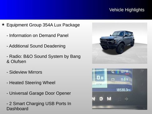 Used 2023 Ford Bronco Wildtrak AWD/4WD image 12