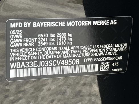 Certified 2025 BMW 760i xDrive 760i xDrive w/ Executive Package image 30