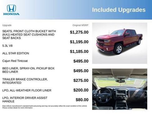 Used 2018 Chevrolet Silverado 1500 LT w/ All Star Edition AWD/4WD image 3