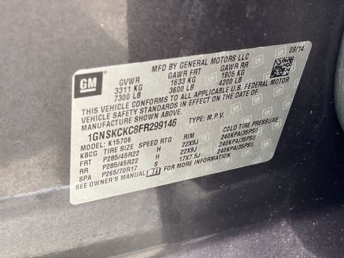 Used 2015 Chevrolet Tahoe LTZ AWD/4WD image 28
