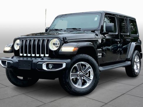 Used 2021 Jeep Wrangler Unlimited Sahara w/ LED Lighting Group image 1