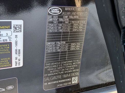 Used 2021 Land Rover Range Rover SV Autobiography Dynamic image 18