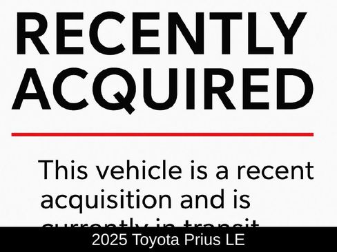 Used 2025 Toyota Prius LE image 1