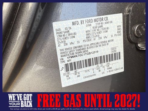 New 2026 Ford Explorer ST w/ Sun And Sound Package RWD image 35