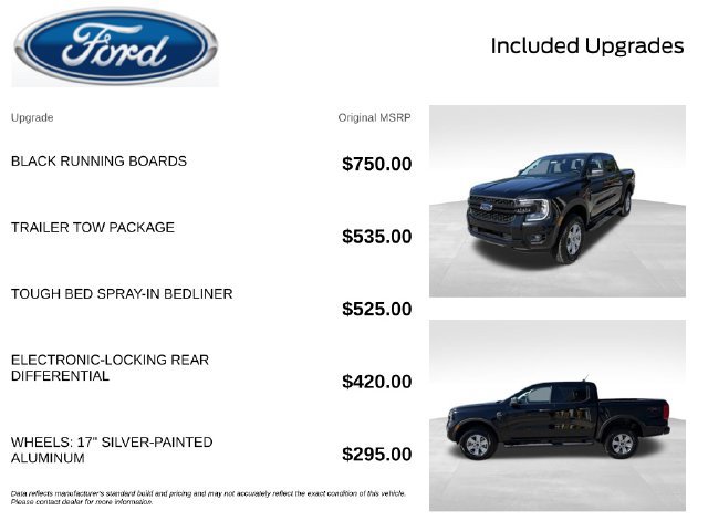 New 2026 Ford Ranger XL w/ Trailer Tow Package AWD/4WD image 2