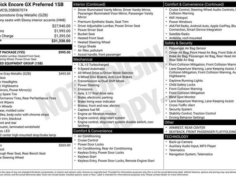 Certified 2025 Buick Encore GX Preferred w/ Comfort Package image 6