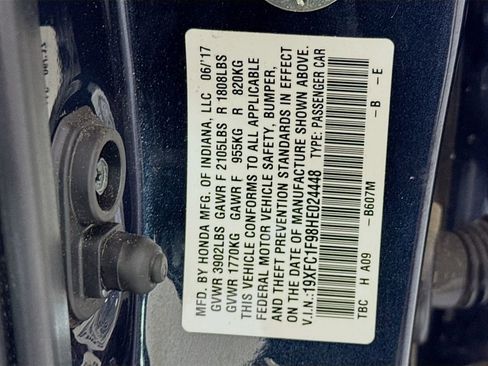 Used 2017 Honda Civic Touring image 44