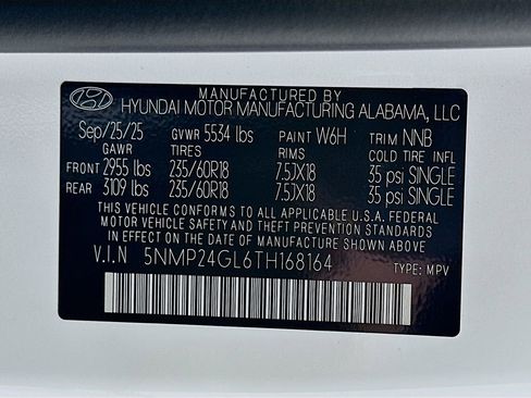 New 2026 Hyundai Santa Fe SEL image 23