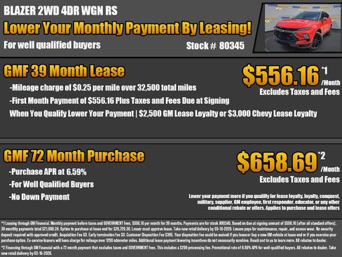 New 2025 Chevrolet Blazer RS image 2