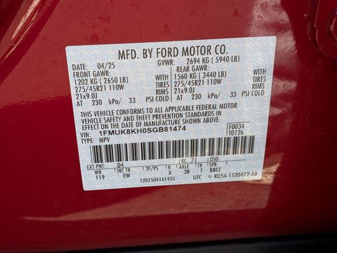 Used 2025 Ford Explorer ST-Line w/ ST-Line Street Pack AWD/4WD image 34