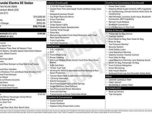 Used 2020 Hyundai Elantra SE w/ Cargo Package (C1) FWD image 32