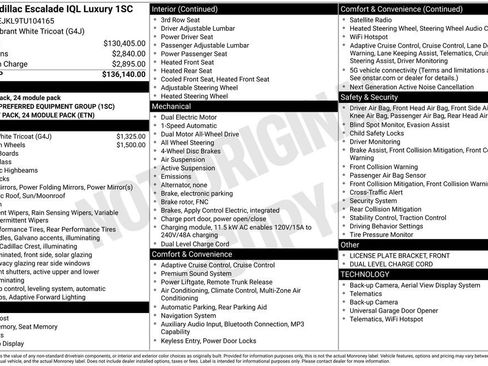 Used 2026 Cadillac Escalade IQL Luxury AWD/4WD image 46
