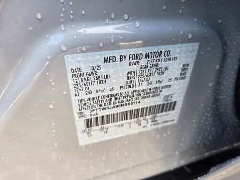 New 2025 Ford Maverick XLT w/ Equipment Group 302A image 12