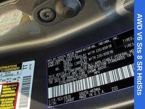 Used 2021 Toyota Highlander XLE AWD/4WD image 31