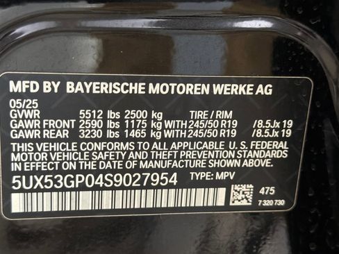Used 2025 BMW X3 xDrive30i w/ Convenience Package AWD/4WD image 18