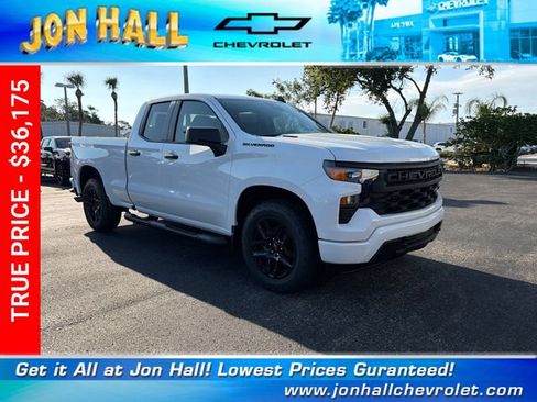 New 2026 Chevrolet Silverado 1500 Custom w/ Turbomax Blackout Package RWD image 1