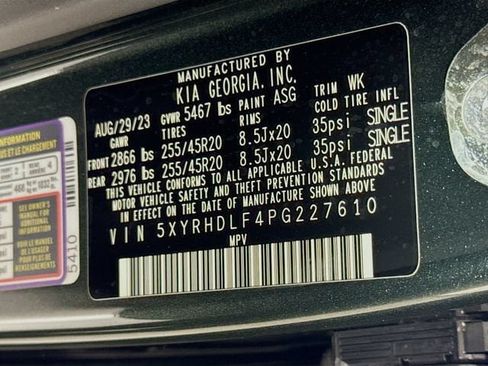 Used 2023 Kia Sorento X-Line EX AWD/4WD image 34