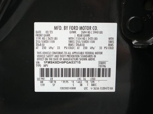 Certified 2023 Ford Explorer XLT w/ Equipment Group 202A AWD/4WD image 28