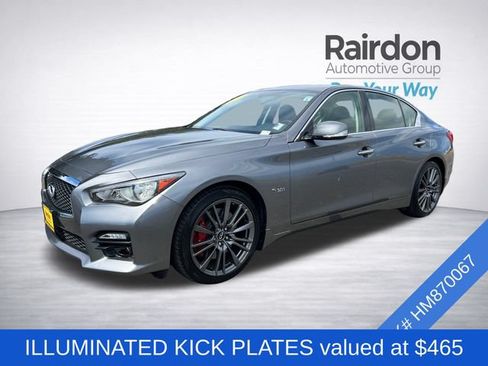 Used 2017 INFINITI Q50 Red Sport 400 AWD/4WD image 3