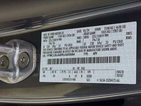 Used 2024 Ford Escape Platinum image 38