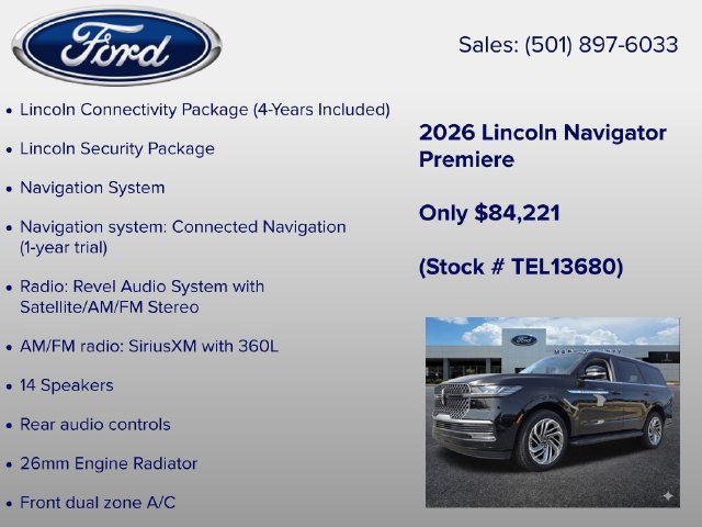 New 2026 Lincoln Navigator Premiere AWD/4WD image 12