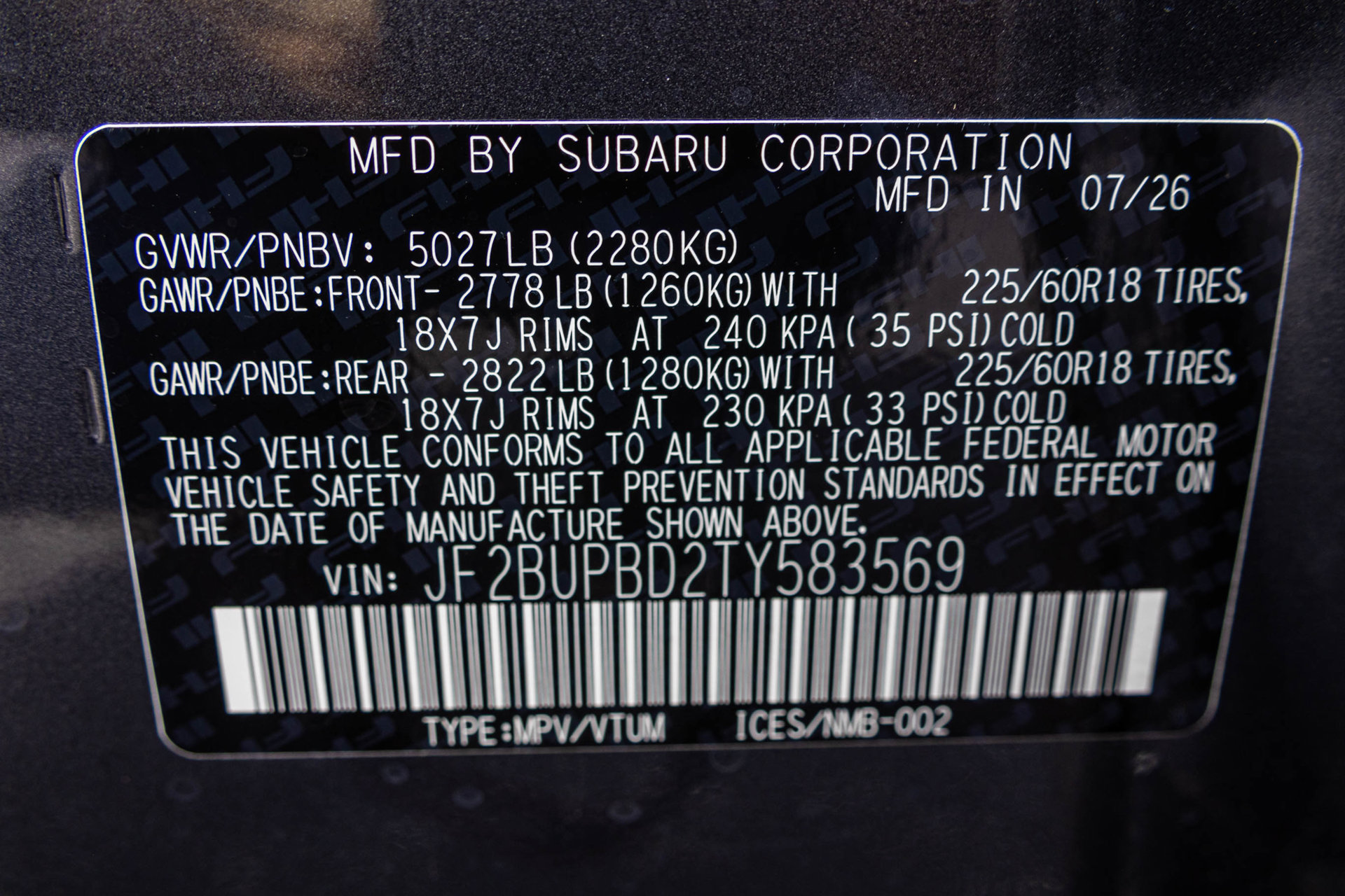 New 2026 Subaru Outback Premium AWD/4WD image 47
