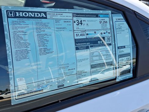 New 2026 Honda Civic Sport image 20