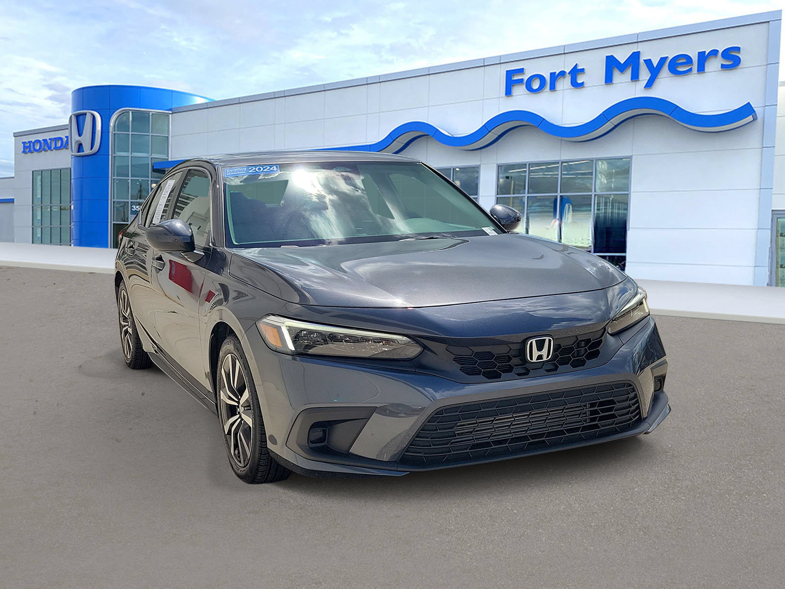 Certified 2024 Honda Civic EX-L image 1
