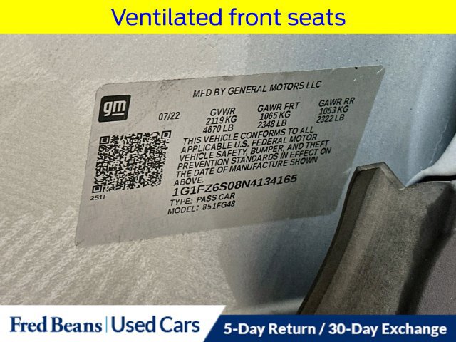 Used 2022 Chevrolet Bolt EUV Premier w/ Sun & Sound Package FWD image 37
