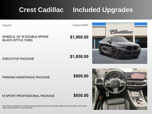 Used 2024 BMW X6 M60i w/ Executive Package AWD/4WD image 5