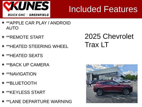 Used 2025 Chevrolet Trax LT w/ LT Convenience Package FWD image 2