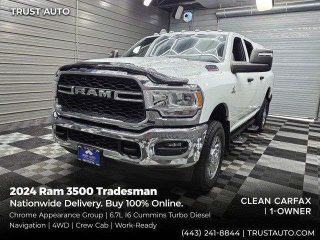 Used 2024 RAM 3500 Tradesman w/ Chrome Appearance Group AWD/4WD image 1