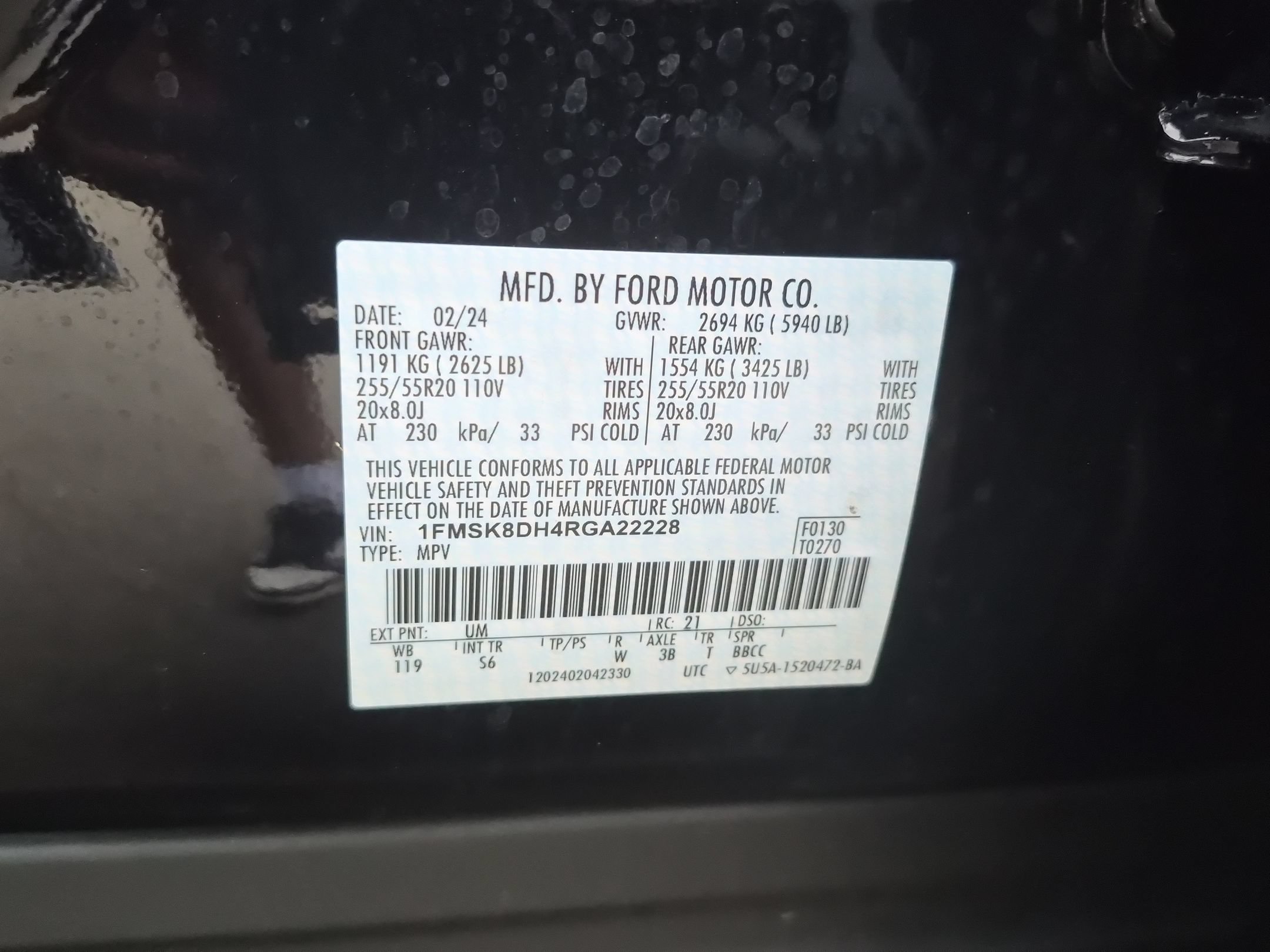 Certified 2024 Ford Explorer XLT AWD/4WD image 40