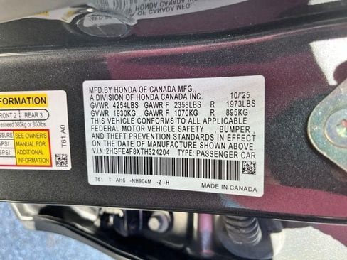 Used 2026 Honda Civic Sport Touring image 14