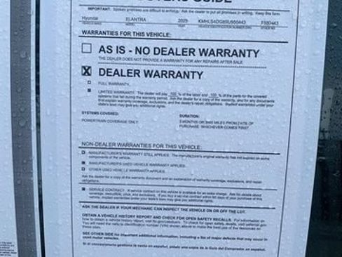 Certified 2025 Hyundai Elantra SEL FWD image 28