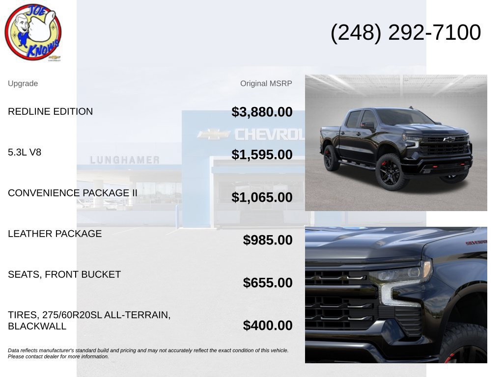 New 2026 Chevrolet Silverado 1500 RST w/ Redline Edition AWD/4WD image 5
